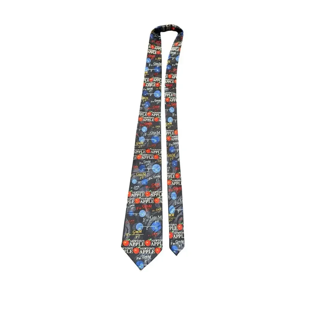 Steve Harris Sir Issac Newton's Law of Gravity Gravitation Science Necktie